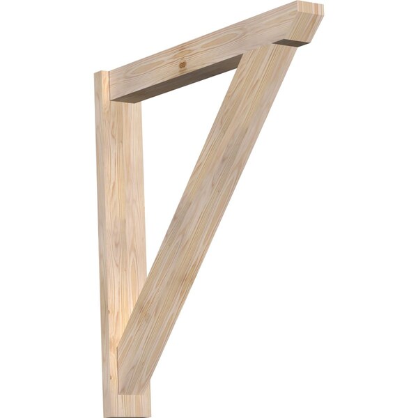 Ekena Millwork Traditional Slat Smooth Outlooker, Douglas Fir, 5 1/2"W x 36"D x 40"H OUT06X36X40TRA06SDF - main